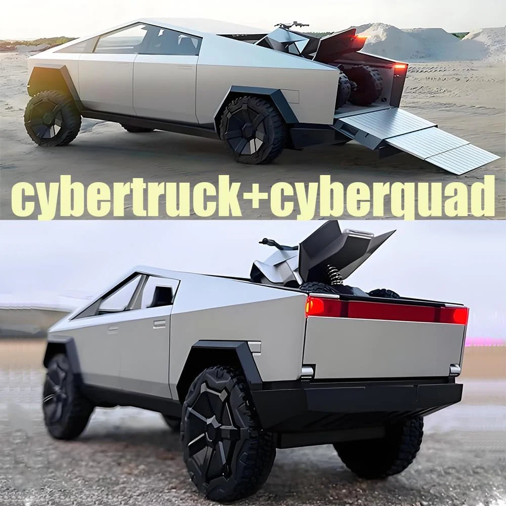 Cybertruck (+ Cyberquad) telecomandato ricaricabile con cavo USB