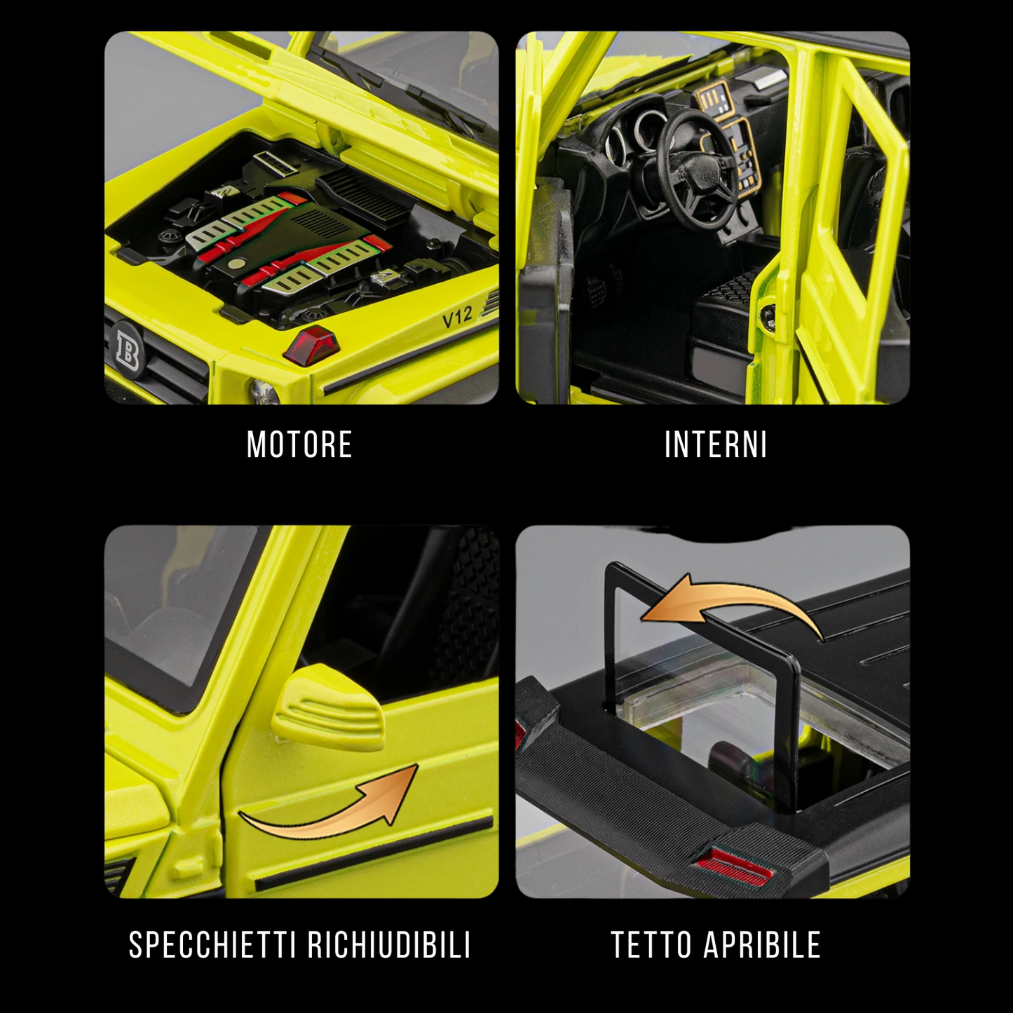 - Auto PREMIUM - G500 radiocomandata in lega metallica scala 1:24