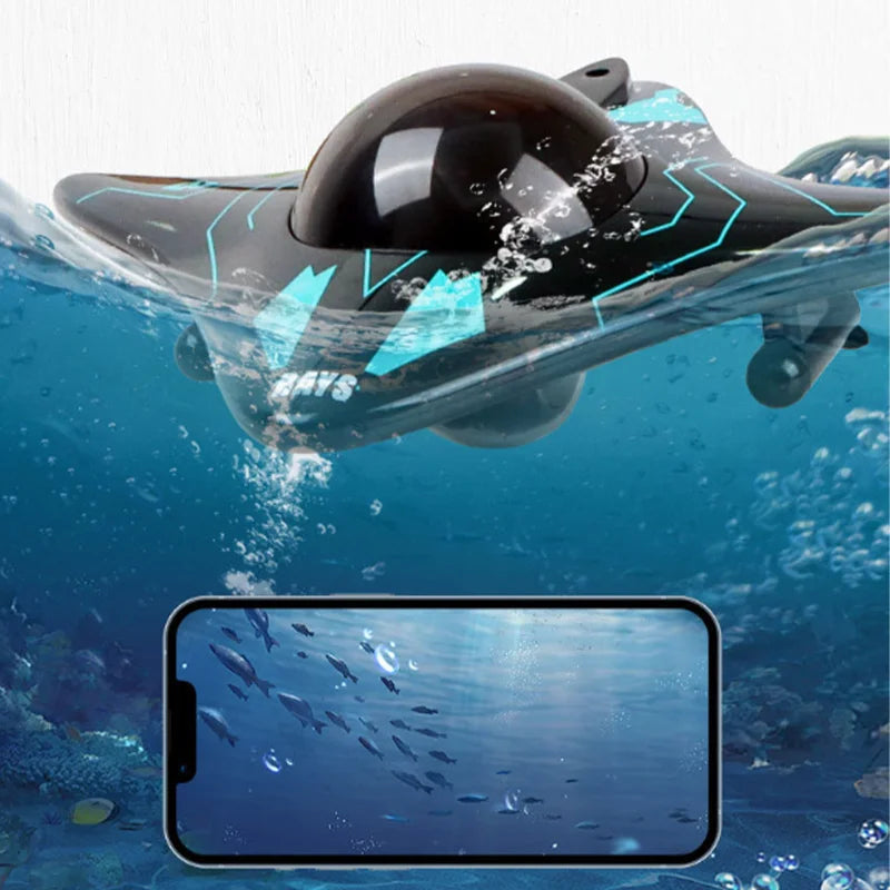 Drone mini subacqueo WI-Fi telecomandato da APP con telecamera HD in tempo reale - AquaCam