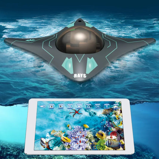Drone mini subacqueo WI-Fi telecomandato da APP con telecamera HD in tempo reale - AquaCam