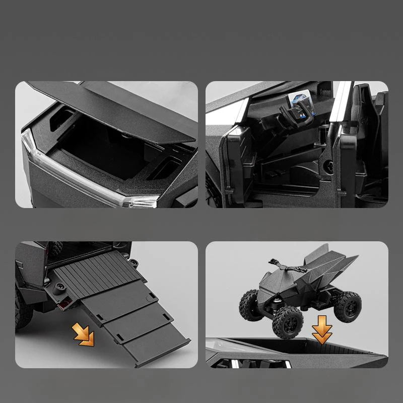Cybertruck (+ Cyberquad) telecomandato ricaricabile con cavo USB