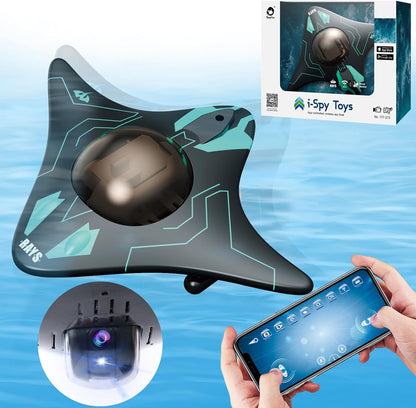 Drone mini subacqueo WI-Fi telecomandato da APP con telecamera HD in tempo reale - AquaCam
