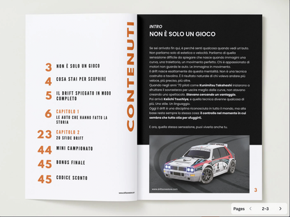Ebook DRIFT EXPERIENCE™ - prodotto digitale