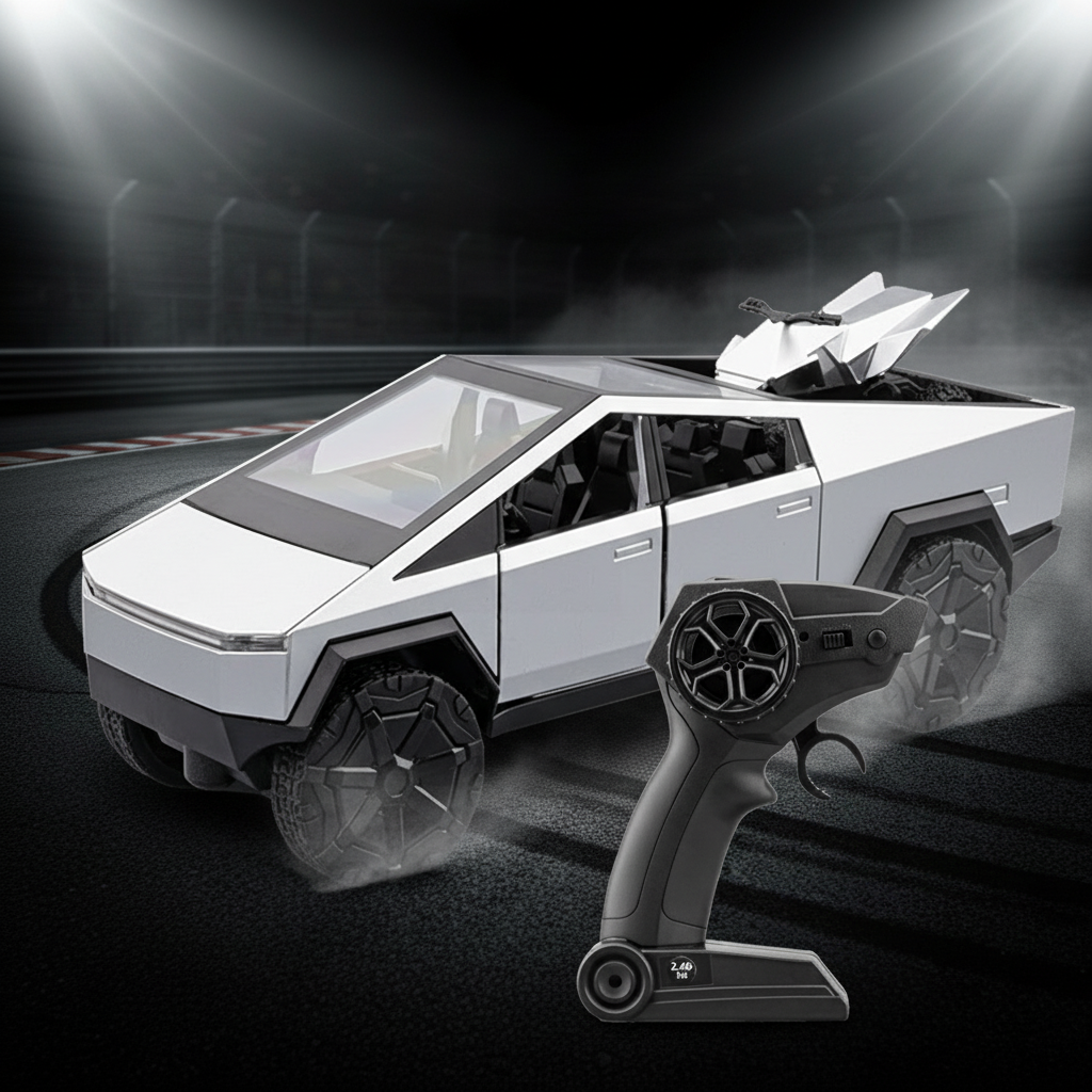 Cybertruck (+ Cyberquad) telecomandato ricaricabile con cavo USB